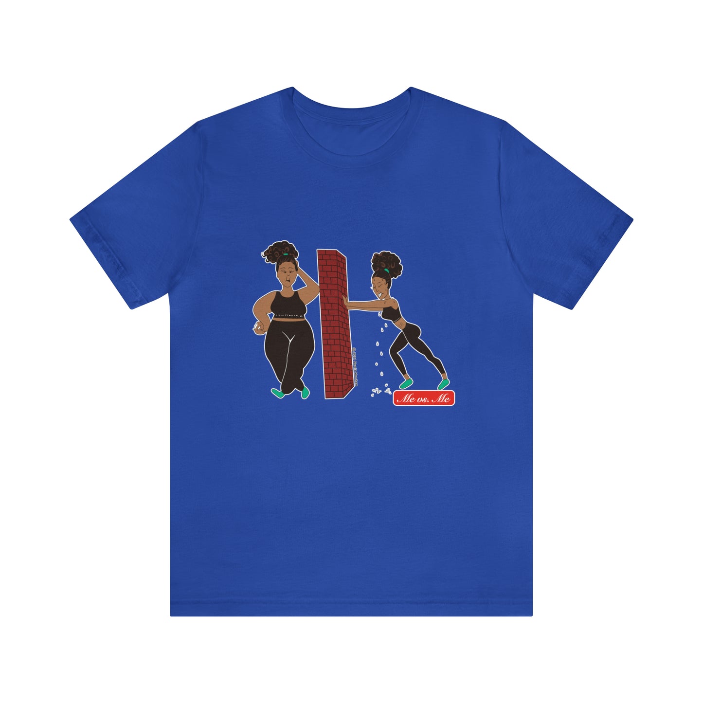 Afro Me vs Me Unisex Jersey Short Sleeve Tee