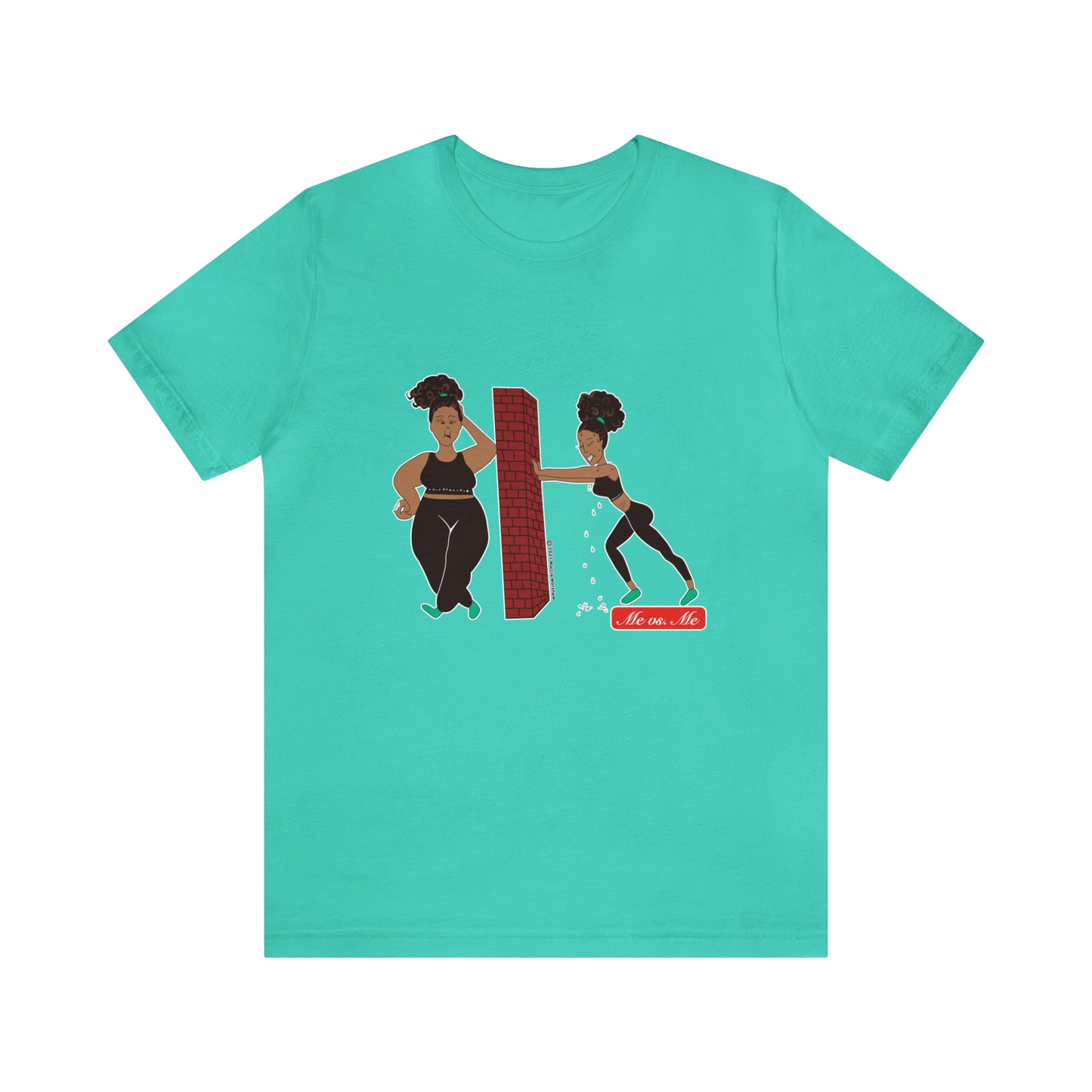 Afro Me vs Me Unisex Jersey Short Sleeve Tee