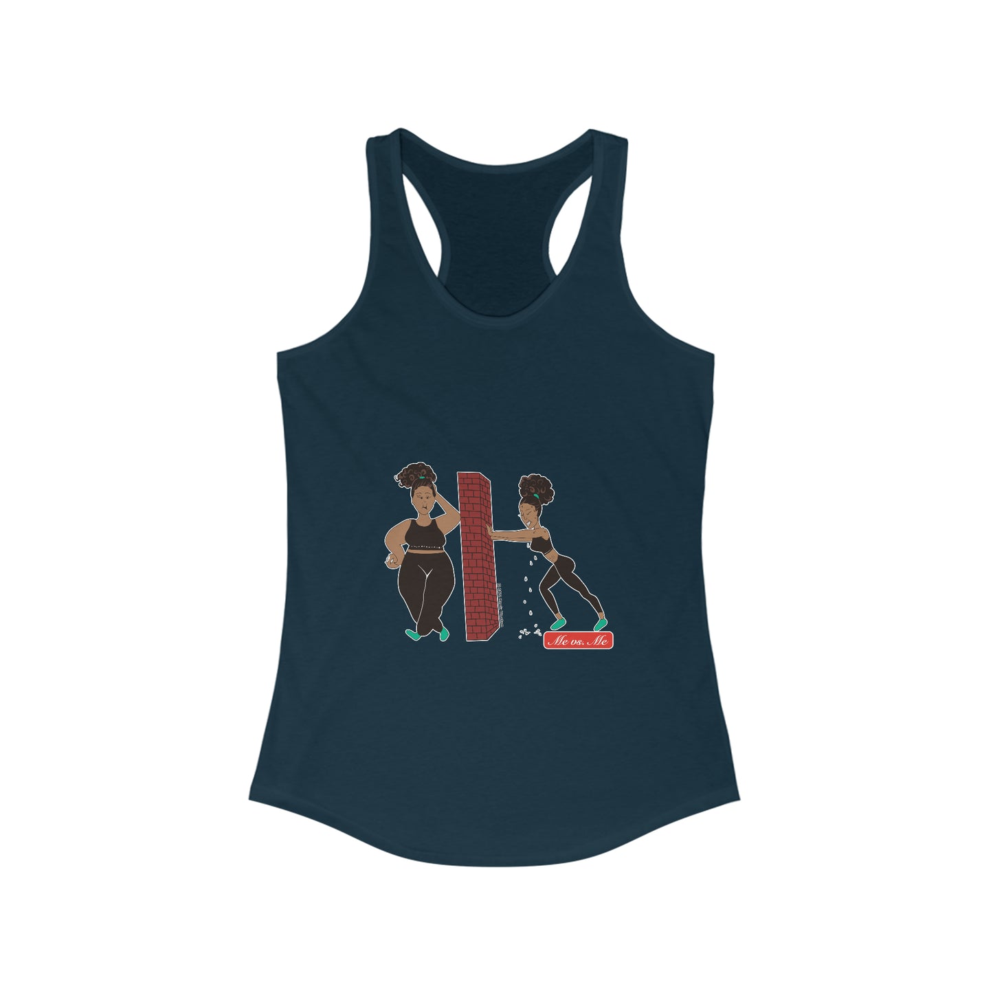 Me vs Me Women's Ideal Racerback Tank