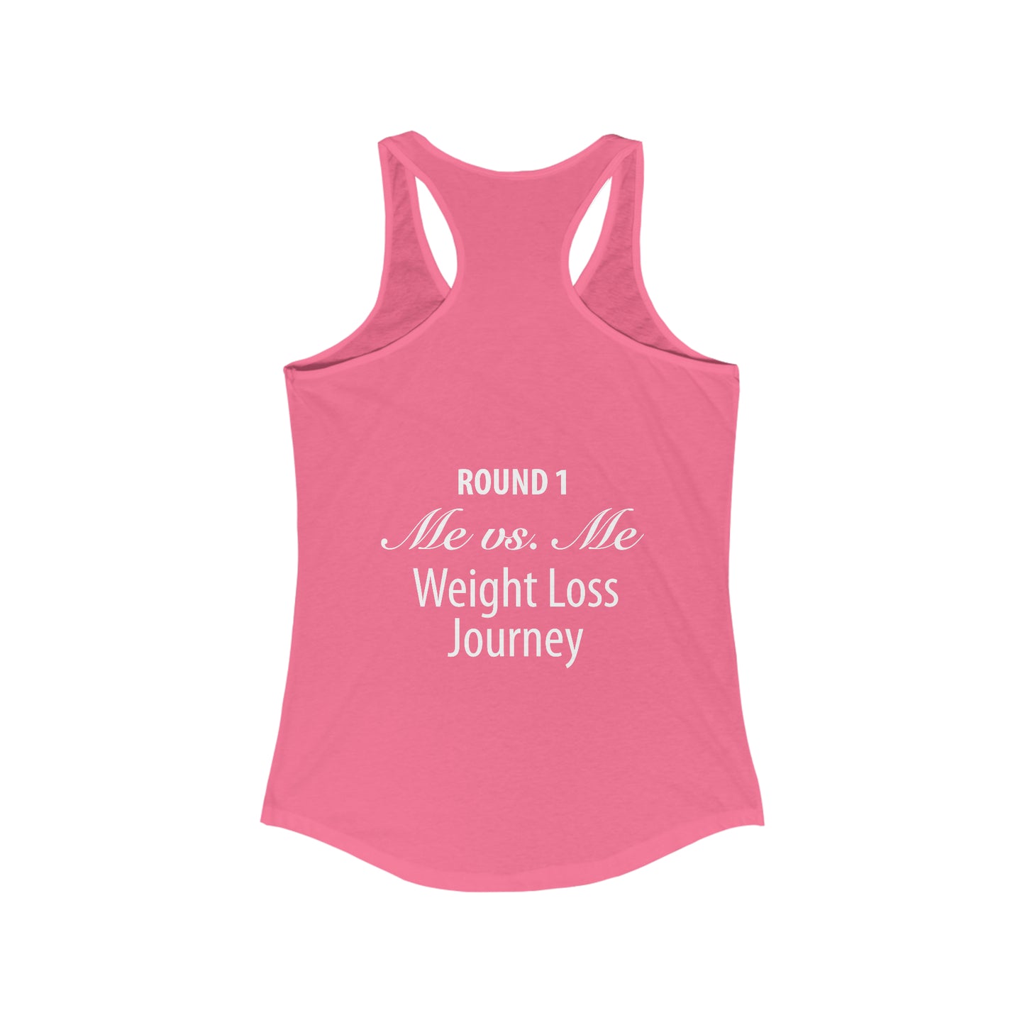 Me vs Me Women's Ideal Racerback Tank