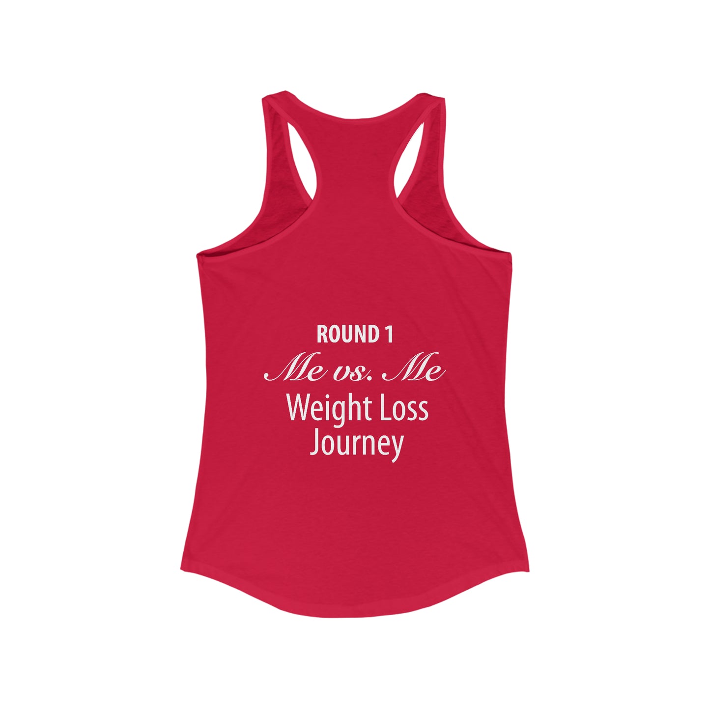 Me vs Me Women's Ideal Racerback Tank