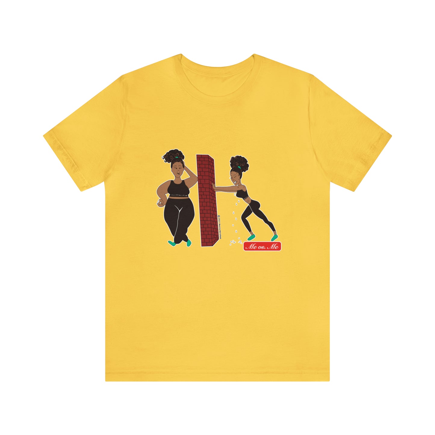 Afro Me vs Me Unisex Jersey Short Sleeve Tee