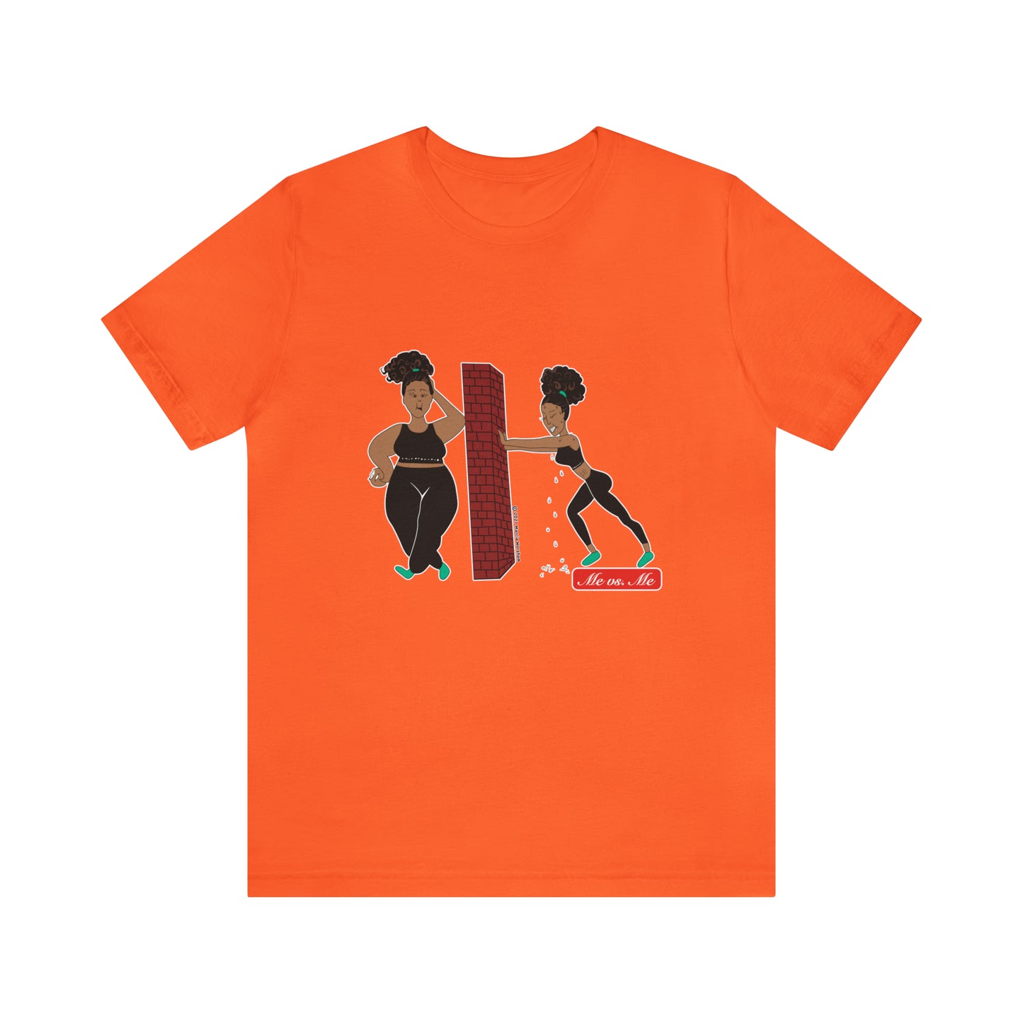 Afro Me vs Me Unisex Jersey Short Sleeve Tee