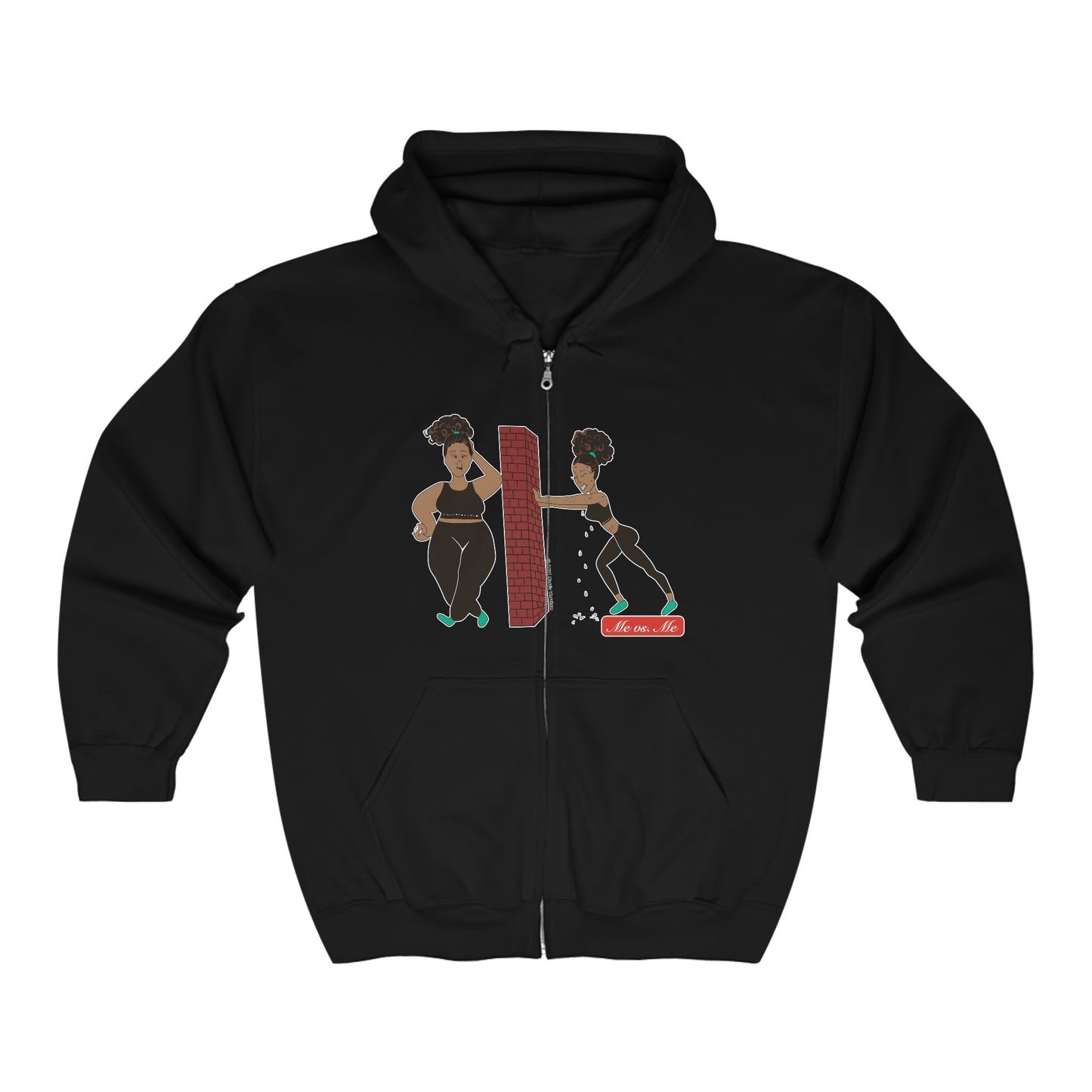 Me vs Me Afro Full Zip Hooded Sweatshirt