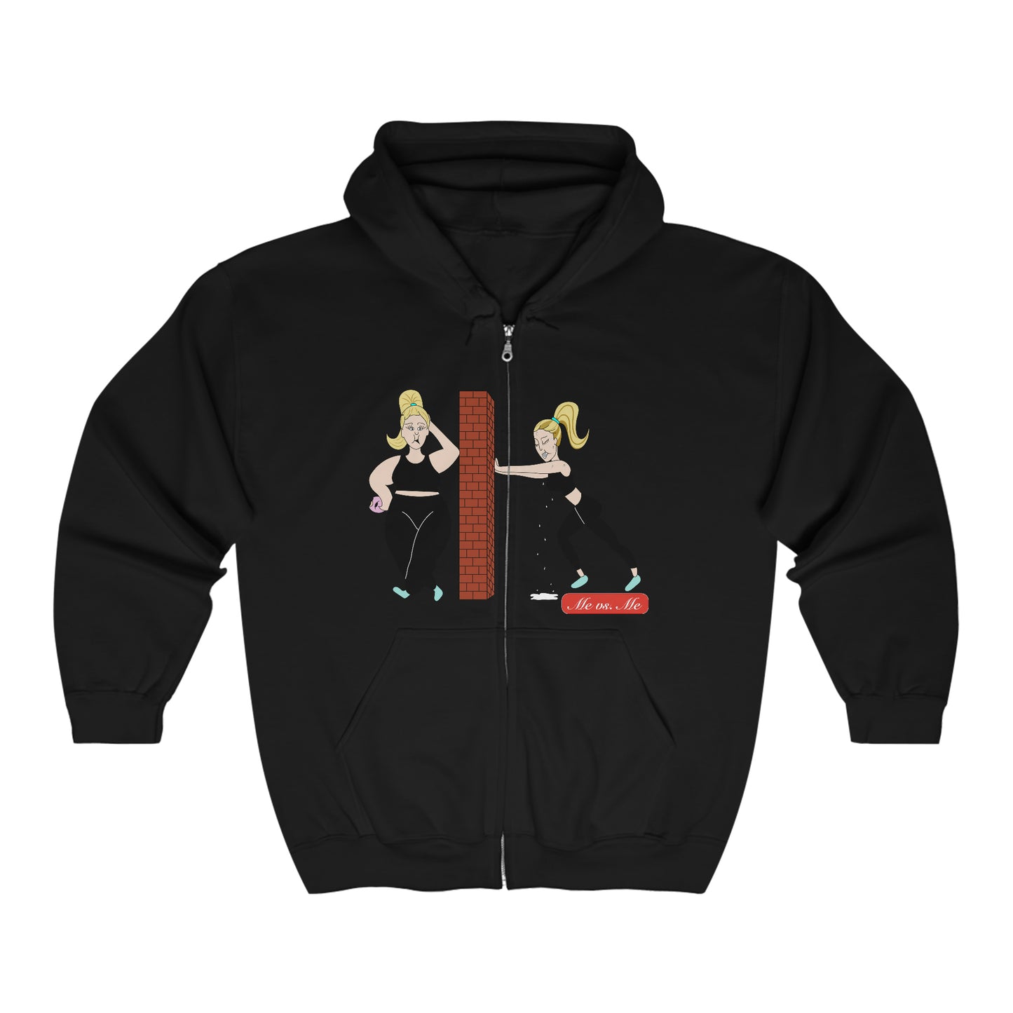 Me vs Me Blonde Full Zip Hooded Sweatshirt