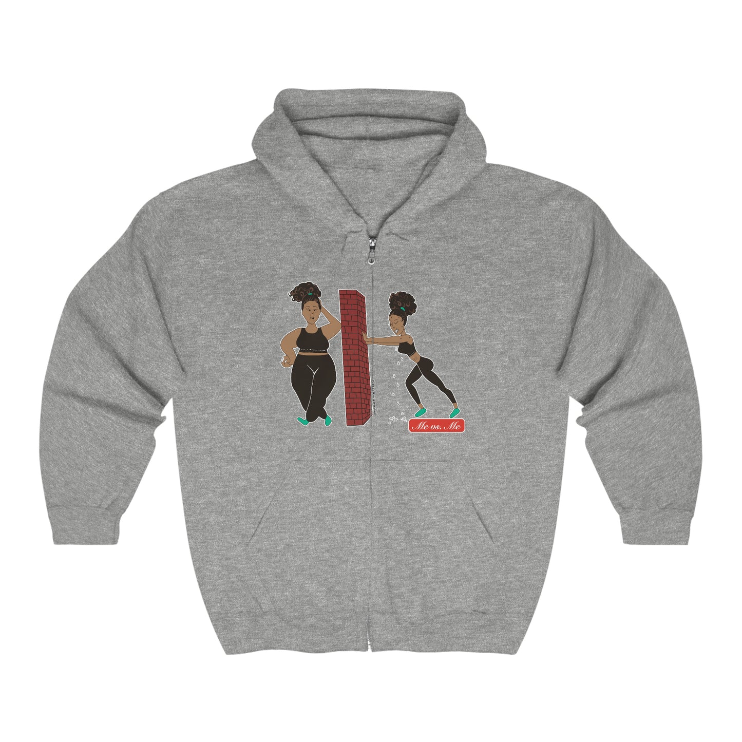 Me vs Me Afro Full Zip Hooded Sweatshirt