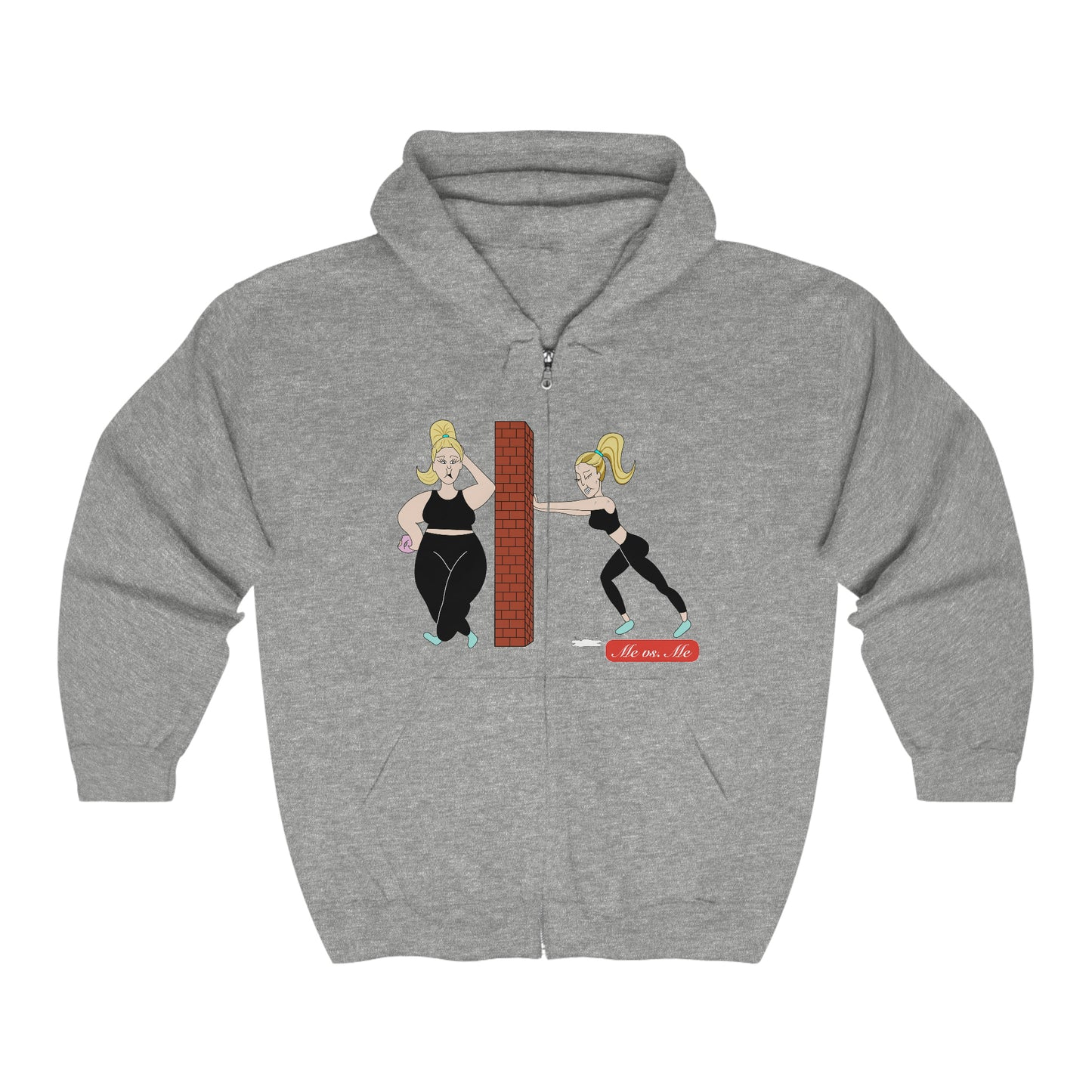 Me vs Me Blonde Full Zip Hooded Sweatshirt