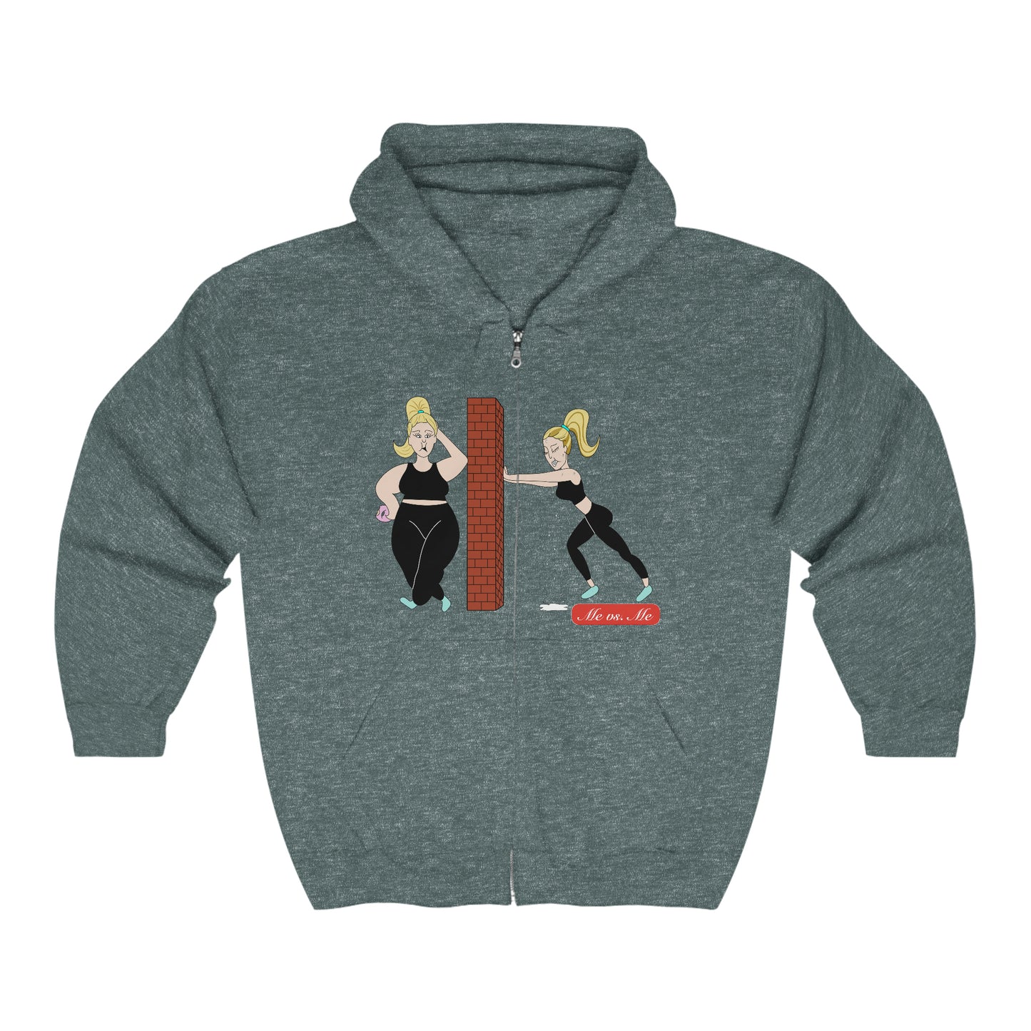 Me vs Me Blonde Full Zip Hooded Sweatshirt