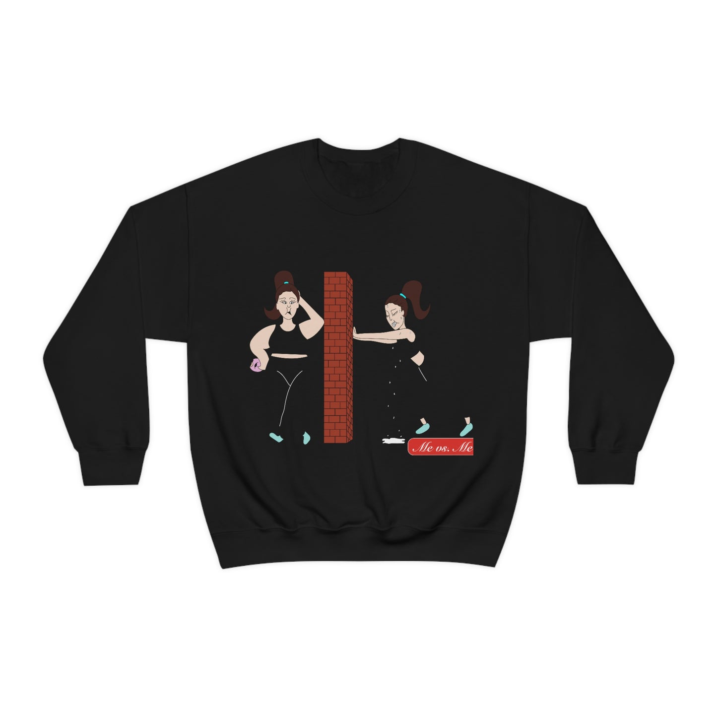 Me vs Me Brunette Crewneck Sweatshirt