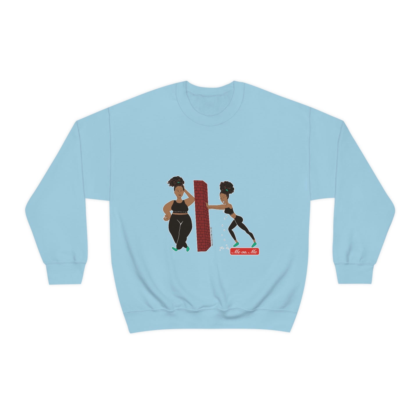 Me vs Me Afro Crewneck Sweatshirt