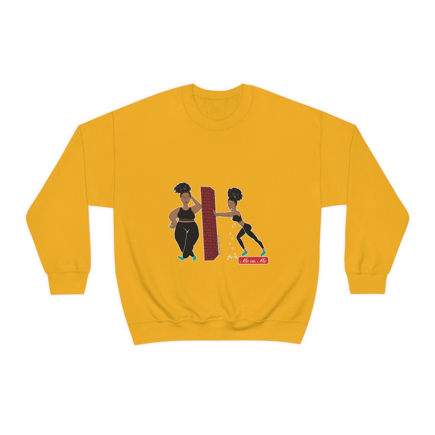 Me vs Me Afro Crewneck Sweatshirt