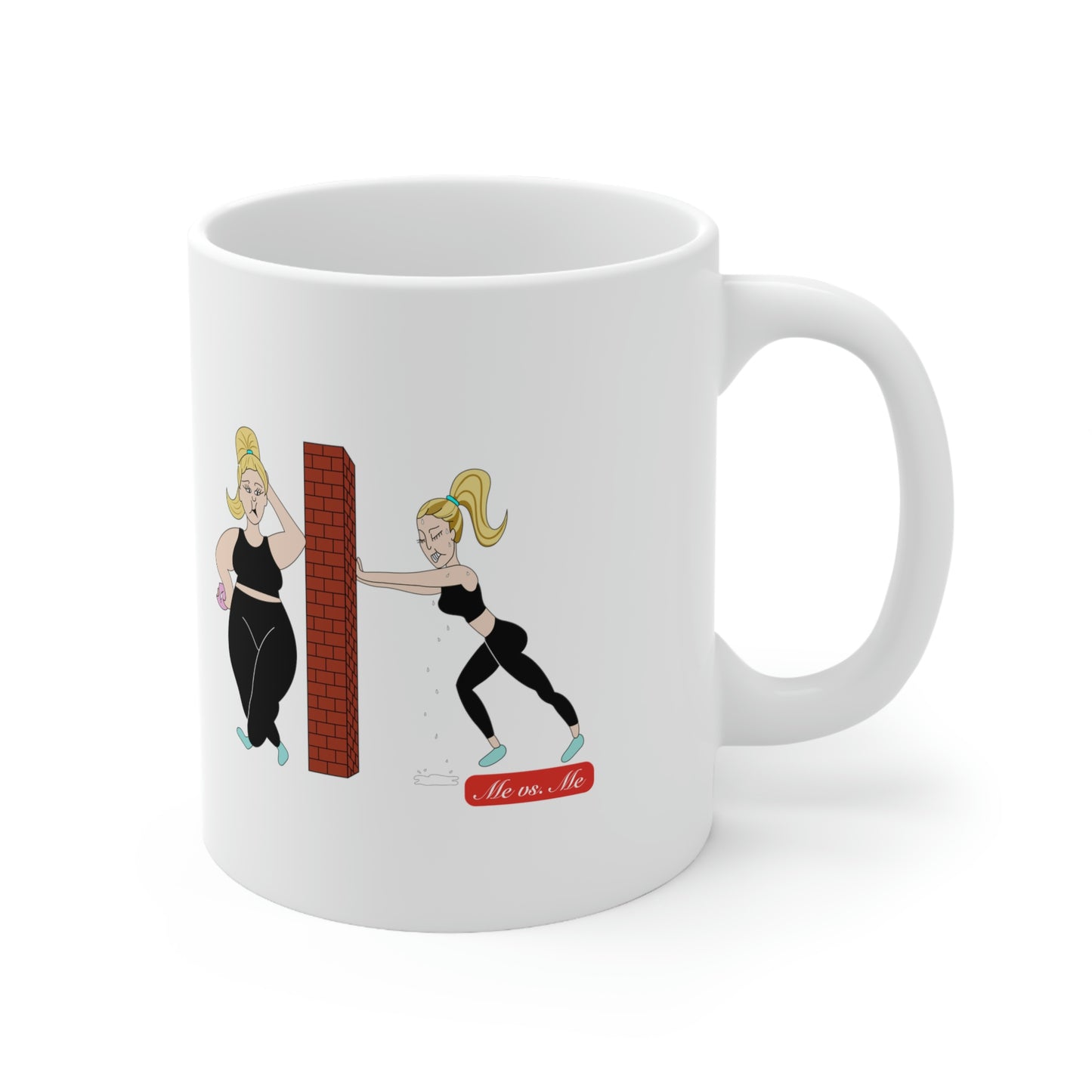 Me vs Me Blonde Ceramic Mug 11oz