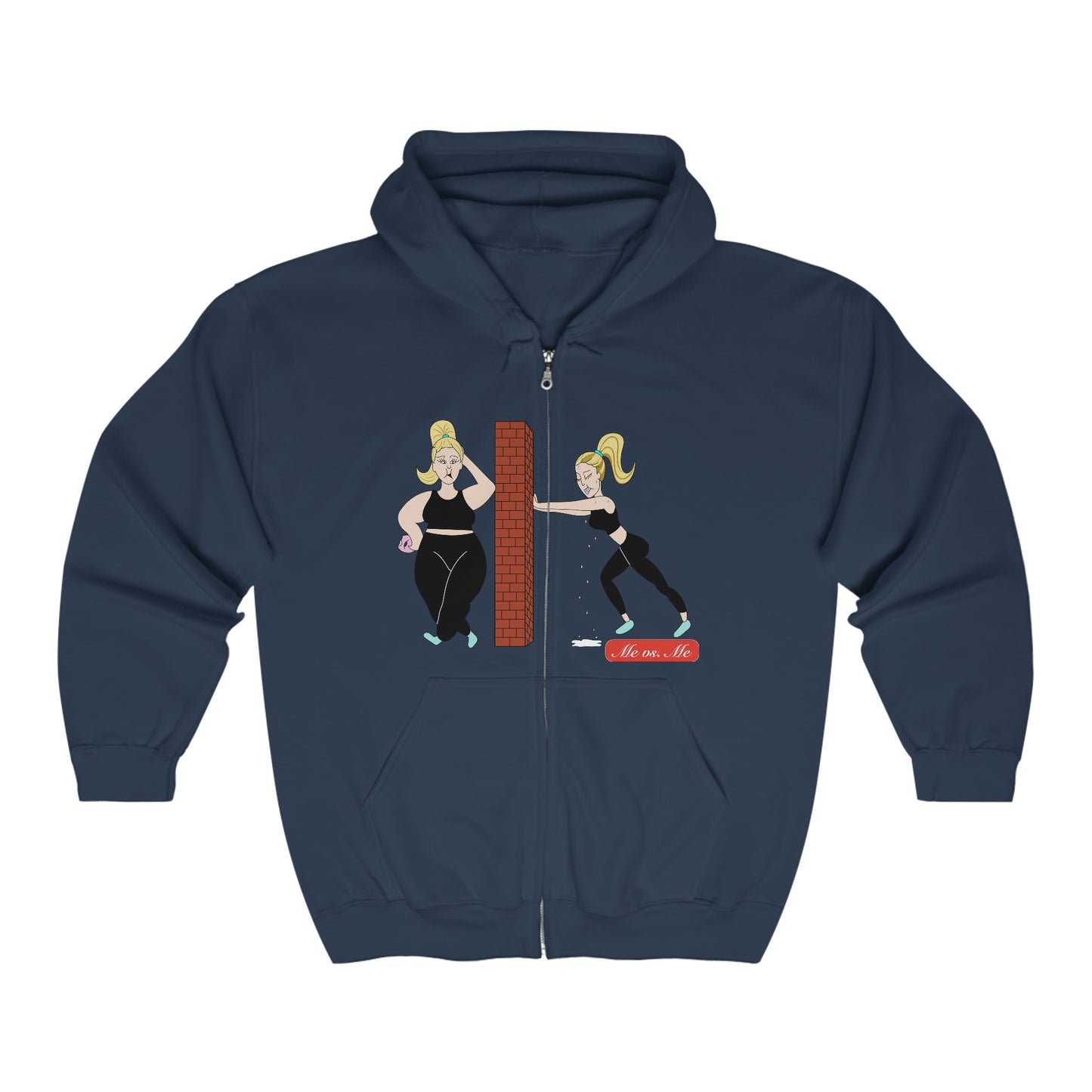 Me vs Me Blonde Full Zip Hooded Sweatshirt