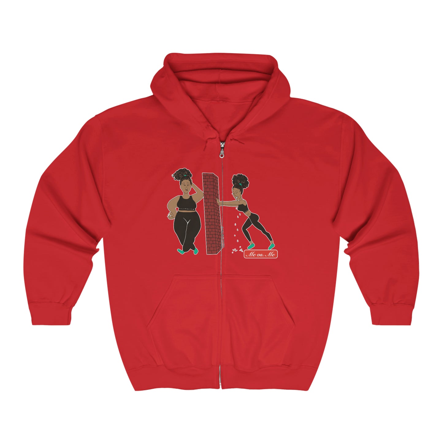 Me vs Me Afro Full Zip Hooded Sweatshirt