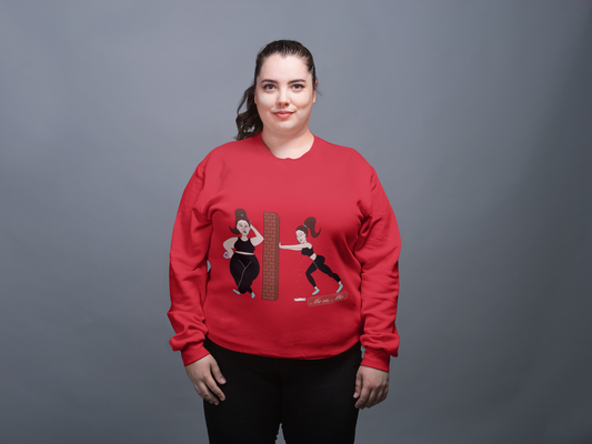 Me vs Me Brunette Crewneck Sweatshirt