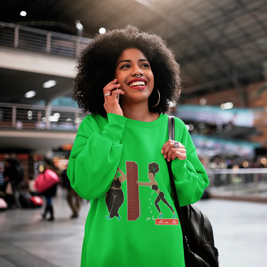 Me vs Me Afro Crewneck Sweatshirt